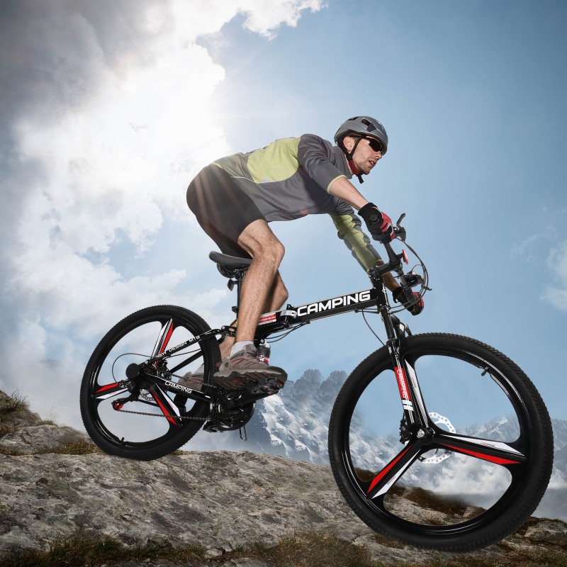 26" Full Suspension Mountain Bike Shimano 21 Speed Men's Bikes Bicycle MTB